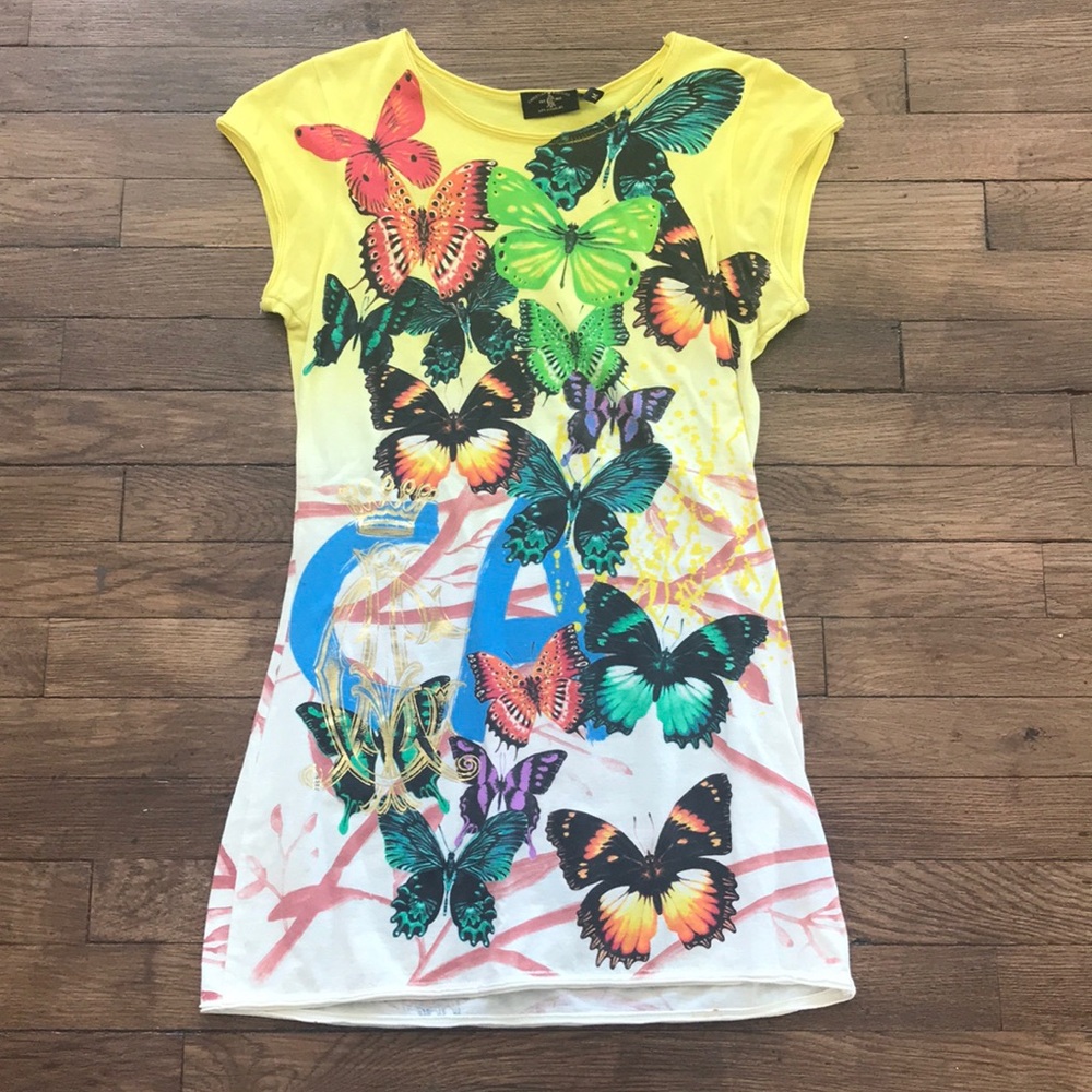 🦋 Christian Audigier Butterfly T shirt 🦋
